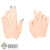 Hands: Lucifer Female Hands w/ Blue Nail Polish