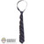 Tie: Mars Toys Mens Burned Bloody Striped Necktie