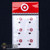 Decal: Miniverse Bullseye Dog Face Stickers