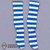 Socks: ManModel Female Thigh High Striped Socks