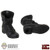 Boots: Mezco 1/12th Mens Black Molded Boots w/Pegs