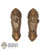 Armor: TBLeague Female Molded Gold Forearm Guards