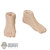 Feet: TBLeague Smaller Suntan Female Flat Feet (READ NOTES)