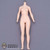 Figure: TBLeague Female Pale Seamless Body w/ Feet (READ NOTES)