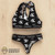 Lingerie: SA Toys CK Logo Black Crossback Bra and Underwear Set