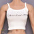 Shirt: SA Toys CK White Spaghetti Strap Tank Top