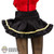 Skirt: Super Duck Female Pleated Black Skirt