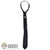 Tie: Tiger Toys Mens Black Tie w/ Hydra Insignia