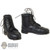 Boots: Ujindou Mens WWII British Black Leather-Like Combat Boots