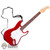 Instrument: ZY Toys Red Electric Guitar w/ Strap (Dark Neck) (READ NOTES)