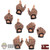 Hands: CrazyFigure 1/12 Mens Fingerless Gloved Hand Set (CFL0227)