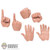Hands: DiD Mens 6 Piece Hand Set (DL4860)