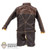 Coat: DamToys Brown Leather Jacket (DML1404)