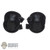 Pads: DamToys Mens Black Knee Pads (DML2921)