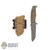 Knife: DamToys Tactical Fixed Blade w/Sheath (DML3707)