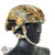 Helmet: Easy Simple Mens Carbon Helmet w/Rail Panels (Camo) (ESL2907)