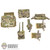 Pouch: Easy Simple 7 Piece Camo Pouch Set (ESL4255)