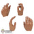 Hands: Hot Toys Mens Hand Set (HT5449)