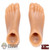 Feet: 86 Toys 1/12 Female Flat Feet (T86L0013)
