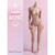 Nude Figure: World Box Female Body with Chunky Thighs (WB-AT202)