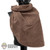 Scarf: Easy Simple Brown Neck Cape
