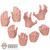 Hands: Hot Toys Wolverine 8 Pc Hand Set
