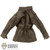 Coat: Toys Era Female Olive Green Field Jacket