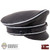 Cap: 3R 1/12 WWII German Black Visor Cap w/ Insignia
