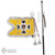 Flag: DiD WWII German Cavalry Swallow-Tailed Standard Flag