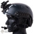 Helmet: General's Armoury Custom Black Bump Helmet w/ NVG Mount