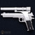 Weapon: Present Toys AMT Hardballer Pistol w/ Sight