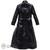 Jacket: Present Toys Black Leatherlike Trench Coat
