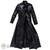 Jacket: Present Toys Black Leatherlike Trench Coat