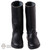 Shoes: DiD Black Leather Mid-Calf Boots