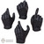 Hands: Easy & Simple Fury Prime GT Tactical Black Gloved Hand Set