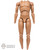 Figure: Ujindou Male Nude Figure w/ Pegs
