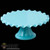 Tray: Miniverse Blue Scalloped Edge Cake Stand