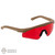 Glasses: Easy & Simple Red Lens Sawfly Glasses