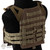 Vest: Easy & Simple Brown Plate Carrier