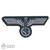 Insignia: DiD WWII German Silver/Green Breast Eagle
