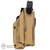 Holster: Easy & Simple Weathered FDE 360 Tek Mount Pistol Holster