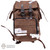 Bag: Hot Toys Patched Brown Backpack