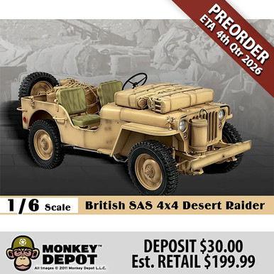 ZYTOYS British S.A.S. 4x4 Desert Raider (ZYJP002)