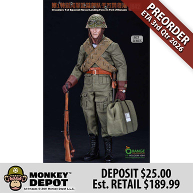 【3時間オークション】　OceanCosmos 軍曹 1/8スケール Monkey Depot - QO Toys Japanese Invaders 1st Special Naval Landing