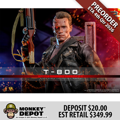 Monkey Depot - Hot Toys T-800 (Battle Damaged Version 2.0) (DX46)