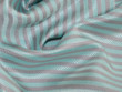 Striped Silk Green Grey