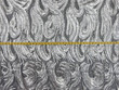 Embroidery Sequins Silver on Black