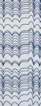 Poly Cotton Sheeting Geometric Blue White