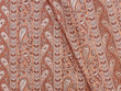 Paisley Jacquard Fabric Rust