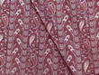 Paisley Jacquard Fabric Reddish Brown